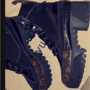 Stylish Black and Brown Boots